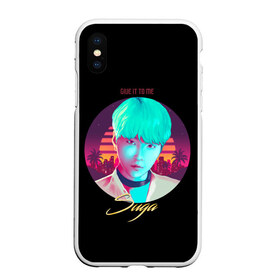 Чехол для iPhone XS Max матовый с принтом BTS Suga в Белгороде, Силикон | Область печати: задняя сторона чехла, без боковых панелей | army | bangtan | beyond | boys | bts | j hope | jimin | jin | jungkook | k pop | rm | scene | suga | the | v | армия | арэма | бтс | ви | джей хоупа | сюги | чимина | чина | чонгука