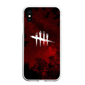 Чехол для iPhone XS Max матовый с принтом DEAD BY DAYLIGHT в Белгороде, Силикон | Область печати: задняя сторона чехла, без боковых панелей | dead by daylight | game | hillbilly | maniacs | trapper | wraith | деревенщина | игра | мертвые днем | охотник | призрак