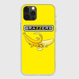 Чехол для iPhone 12 Pro Max с принтом Brazzers в Белгороде, Силикон |  | Тематика изображения на принте: brazzers | банан | бразерс | логотип | надпись | прикол | юмор
