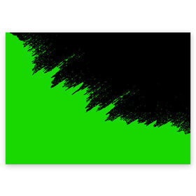 Поздравительная открытка с принтом КРАСКА И НИЧЕГО ЛИШНЕГО! в Белгороде, 100% бумага | плотность бумаги 280 г/м2, матовая, на обратной стороне линовка и место для марки
 | color | dirty | green | texture | yellow.paints | брызги | брызги красок | желтый | зеленый | краски | текстура