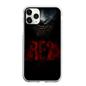 Чехол для iPhone 11 Pro матовый с принтом Resident Evil 2 в Белгороде, Силикон |  | 2 | 2019 | dark | evil | game | horror | resident | zombie | зомби | зубы | игра | кровь | лого | обитель зла | ужас