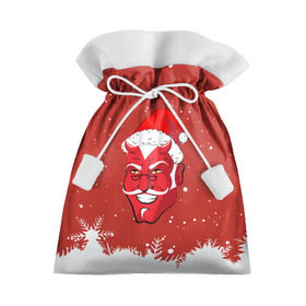 Подарочный 3D мешок с принтом Сатана Санта в Белгороде, 100% полиэстер | Размер: 29*39 см | 2019 |  снег | агрессивный санта | дед мороз | демон | дьявол | злой санта | злость | новогодний | новый год | новый год 2019 | опасность | санта | сантасатана | сатана | снежинки