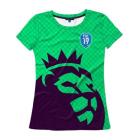 Женская футболка 3D с принтом FUT FIFA 2019 Barclays в Белгороде, 100% полиэфир ( синтетическое хлопкоподобное полотно) | прямой крой, круглый вырез горловины, длина до линии бедер | champions league | fifa | game. easports | team | ultimate | лига | фифа | чемпионов
