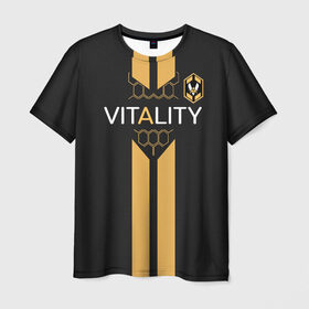 Мужская футболка 3D с принтом FUT FIFA Vitality team 2019 в Белгороде, 100% полиэфир | прямой крой, круглый вырез горловины, длина до линии бедер | champions league | fifa | game. easports | team | ultimate | лига | фифа | чемпионов