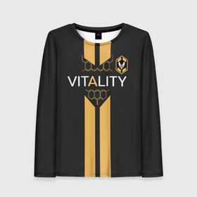 Женский лонгслив 3D с принтом FUT FIFA Vitality team 2019 в Белгороде, 100% полиэстер | длинные рукава, круглый вырез горловины, полуприлегающий силуэт | champions league | fifa | game. easports | team | ultimate | лига | фифа | чемпионов