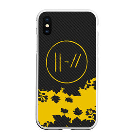 Чехол для iPhone XS Max матовый с принтом TWENTY ONE PILOTS в Белгороде, Силикон | Область печати: задняя сторона чехла, без боковых панелей | 21 pilots | 21p | bandito | blurryface | carbon | chlorine | joshua | ned | top | trench | twenty one pilots | tyler | бандито | карбон | музыка | нэд | тренч