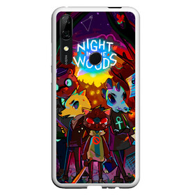 Чехол для Honor P Smart Z с принтом Night in the Woods (1) в Белгороде, Силикон | Область печати: задняя сторона чехла, без боковых панелей | bear | cat | fox | night | night in the woods | woods | кот | лес | лис | медведь | ночь | ночь в лесу