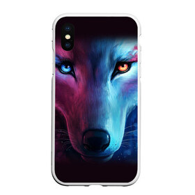 Чехол для iPhone XS Max матовый с принтом WOLF в Белгороде, Силикон | Область печати: задняя сторона чехла, без боковых панелей | hunter | wild | wolf | волк | животные | звери | охотник