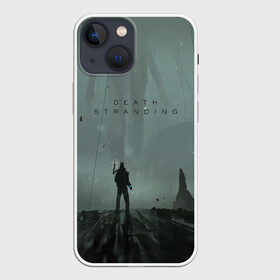 Чехол для iPhone 13 mini с принтом Death Stranding в Белгороде,  |  | bridges | death stranding | game | hideo kojima | kojima productions | man | norman reedus | scar | sony interactive entertainment | suit | tie | игры | кодзима