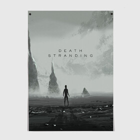 Постер с принтом DEATH STRANDING в Белгороде, 100% бумага
 | бумага, плотность 150 мг. Матовая, но за счет высокого коэффициента гладкости имеет небольшой блеск и дает на свету блики, но в отличии от глянцевой бумаги не покрыта лаком | bridges | death stranding | game | hideo kojima | kojima productions | man | norman reedus | scar | sony interactive entertainment | suit | tie | игры | кодзима