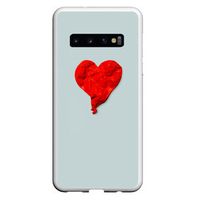 Чехол для Samsung Galaxy S10 с принтом Kanye West Heartbreak в Белгороде, Силикон | Область печати: задняя сторона чехла, без боковых панелей | Тематика изображения на принте: kanye | kanye west | yandhi | кани | кани вест | кани вэст | янди