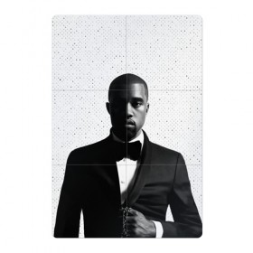 Магнитный плакат 2Х3 с принтом Kanye West Halftone в Белгороде, Полимерный материал с магнитным слоем | 6 деталей размером 9*9 см | Тематика изображения на принте: kanye | kanye west | yandhi | кани | кани вест | кани вэст | янди