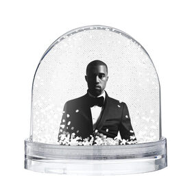 Снежный шар с принтом Kanye West Halftone в Белгороде, Пластик | Изображение внутри шара печатается на глянцевой фотобумаге с двух сторон | kanye | kanye west | yandhi | кани | кани вест | кани вэст | янди