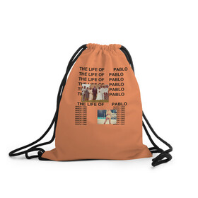 Рюкзак-мешок 3D с принтом Kanye West PABLO в Белгороде, 100% полиэстер | плотность ткани — 200 г/м2, размер — 35 х 45 см; лямки — толстые шнурки, застежка на шнуровке, без карманов и подкладки | kanye | kanye west | yandhi | кани | кани вест | кани вэст | янди