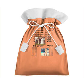 Подарочный 3D мешок с принтом Kanye West PABLO в Белгороде, 100% полиэстер | Размер: 29*39 см | Тематика изображения на принте: kanye | kanye west | yandhi | кани | кани вест | кани вэст | янди