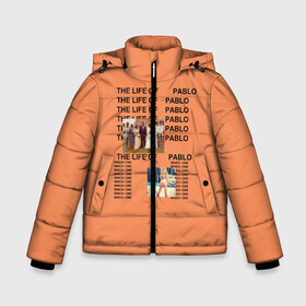 Зимняя куртка для мальчиков 3D с принтом Kanye West PABLO в Белгороде, ткань верха — 100% полиэстер; подклад — 100% полиэстер, утеплитель — 100% полиэстер | длина ниже бедра, удлиненная спинка, воротник стойка и отстегивающийся капюшон. Есть боковые карманы с листочкой на кнопках, утяжки по низу изделия и внутренний карман на молнии. 

Предусмотрены светоотражающий принт на спинке, радужный светоотражающий элемент на пуллере молнии и на резинке для утяжки | kanye | kanye west | yandhi | кани | кани вест | кани вэст | янди