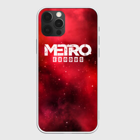 Чехол для iPhone 12 Pro Max с принтом Metro Exodus в Белгороде, Силикон |  | 2019 | 2033 | exodus | game | logo | metro | red | апокалипсис | игра | исход | красный | лого | метро | сталкер