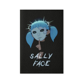 Обложка для паспорта матовая кожа с принтом Sally Face (6) в Белгороде, натуральная матовая кожа | размер 19,3 х 13,7 см; прозрачные пластиковые крепления | face | fisher | larry johnson | mask | sally | sally face | sally fisher | демоны | духи | маска | призраки | салли | салли фейс | салли фишер | фейс