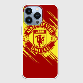 Чехол для iPhone 13 Pro с принтом Манчестер Юнайтед в Белгороде,  |  | manchester | manchester united | mufc | red devils | клубная | красные дьяволы | манчестер | манчестер юнайтед | фанатская | футбольная | футбольный клуб | юнайтед