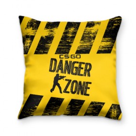 Подушка 3D с принтом Counter-Strike: Danger Zone в Белгороде, наволочка – 100% полиэстер, наполнитель – холлофайбер (легкий наполнитель, не вызывает аллергию). | состоит из подушки и наволочки. Наволочка на молнии, легко снимается для стирки | Тематика изображения на принте: 