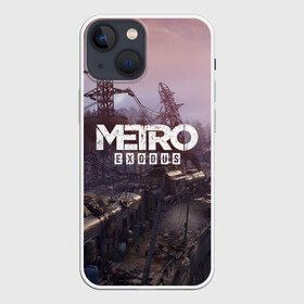 Чехол для iPhone 13 mini с принтом Metro Exodus в Белгороде,  |  | 2019 | 2033 | exodus | game | logo | metro | апокалипсис | вышки | игра | исход | лого | локация | метро | пейзаж | скриншот | сталкер