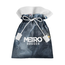 Подарочный 3D мешок с принтом Metro Exodus в Белгороде, 100% полиэстер | Размер: 29*39 см | 2019 | 2033 | exodus | game | logo | metro | апокалипсис | герой | игра | исход | лого | метро | монстр | персонаж | сталкер
