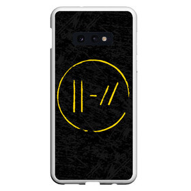 Чехол для Samsung S10E с принтом TWENTY ONE PILOTS в Белгороде, Силикон | Область печати: задняя сторона чехла, без боковых панелей | 21 pilots | 21p | gray | music | rock | stripes | texture | top | trench | twenty one pilots | брызги | группа | линии | музыка | рок | текстура | штрихи