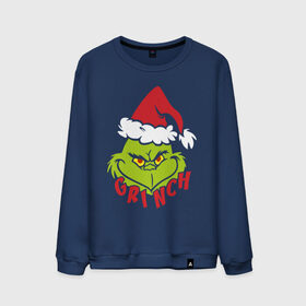 Мужской свитшот хлопок с принтом Cristmas Grinch в Белгороде, 100% хлопок |  | grinch | гринч | новый год | рождество