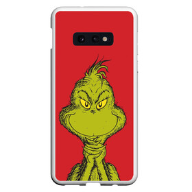 Чехол для Samsung S10E с принтом Grinch в Белгороде, Силикон | Область печати: задняя сторона чехла, без боковых панелей | grinch | гринч | новый год | рождество