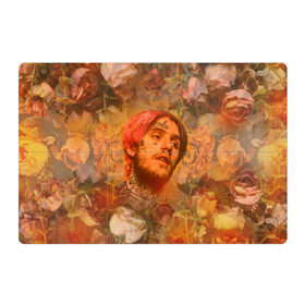 Магнитный плакат 3Х2 с принтом Lil Peep rose в Белгороде, Полимерный материал с магнитным слоем | 6 деталей размером 9*9 см | hip hop | lil | lil peep rose | peep | rap | roze | реп | роза | розы | рэп | хип хоп | цветок | цветочный паттерн | цветочный фон | цветы