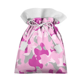 Подарочный 3D мешок с принтом Lil PEEP Cry baby в Белгороде, 100% полиэстер | Размер: 29*39 см | baby | cry | lil peep | lil peep cry baby | pink | камуфляж | розовый | розовый камуфляж
