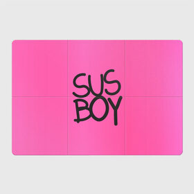 Магнитный плакат 3Х2 с принтом Susboy в Белгороде, Полимерный материал с магнитным слоем | 6 деталей размером 9*9 см | baby | cry | lil peep | lil peep cry baby | pink | susboy | камуфляж | лил | лилпип | пип | розовый | розовый камуфляж