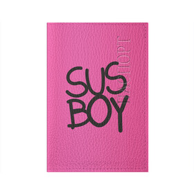Обложка для паспорта матовая кожа с принтом Susboy в Белгороде, натуральная матовая кожа | размер 19,3 х 13,7 см; прозрачные пластиковые крепления | baby | cry | lil peep | lil peep cry baby | pink | susboy | камуфляж | лил | лилпип | пип | розовый | розовый камуфляж