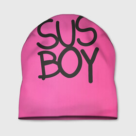 Шапка 3D с принтом Susboy в Белгороде, 100% полиэстер | универсальный размер, печать по всей поверхности изделия | baby | cry | lil peep | lil peep cry baby | pink | susboy | камуфляж | лил | лилпип | пип | розовый | розовый камуфляж
