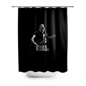 Штора 3D для ванной с принтом Roger Waters, Pink Floyd в Белгороде, 100% полиэстер | плотность материала — 100 г/м2. Стандартный размер — 146 см х 180 см. По верхнему краю — пластиковые люверсы для креплений. В комплекте 10 пластиковых колец | roger waters | джордж уотерс | композитор | певец | поэт