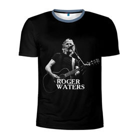 Мужская футболка 3D спортивная с принтом Roger Waters, Pink Floyd в Белгороде, 100% полиэстер с улучшенными характеристиками | приталенный силуэт, круглая горловина, широкие плечи, сужается к линии бедра | Тематика изображения на принте: roger waters | джордж уотерс | композитор | певец | поэт