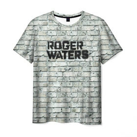 Мужская футболка 3D с принтом Roger Waters. The Wall в Белгороде, 100% полиэфир | прямой крой, круглый вырез горловины, длина до линии бедер | Тематика изображения на принте: pink floyd | roger waters | джордж уотерс | композитор | певец | поэт