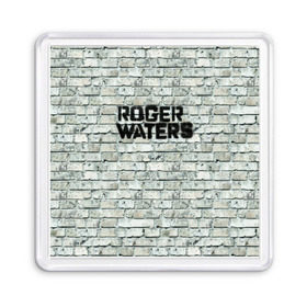 Магнит 55*55 с принтом Roger Waters. The Wall в Белгороде, Пластик | Размер: 65*65 мм; Размер печати: 55*55 мм | pink floyd | roger waters | джордж уотерс | композитор | певец | поэт