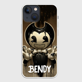 Чехол для iPhone 13 mini с принтом Bendy в Белгороде,  |  | Тематика изображения на принте: bendy | bendy in the ink machine | cartoon | game | бенди | игра