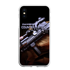 Чехол для iPhone XS Max матовый с принтом Counter Strike Danger Zone в Белгороде, Силикон | Область печати: задняя сторона чехла, без боковых панелей | Тематика изображения на принте: battle | counter | danger | global | offensive | royale | strike | zone | контр | оружия | страйк | шутер