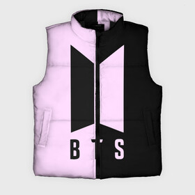 Мужской жилет утепленный 3D с принтом BTS в Белгороде,  |  | bts | бтс | группа | корейская | музыка | розовый | цветы | черный