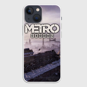 Чехол для iPhone 13 mini с принтом Metro Exodus в Белгороде,  |  | exodus | horror | metro | survival | исход | метро | мутация | оружия | стелс | шутер | экшен