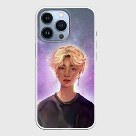 Чехол для iPhone 13 Pro с принтом BTS. Jimin в Белгороде,  |  | Тематика изображения на принте: army | bangtan | beyond | boys | bts | j hope | jimin | jin | jungkook | k pop | rm | scene | suga | the | v | армия | арэма | бтс | ви | джей хоупа | сюги | чимина | чина | чонгука