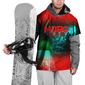 Накидка на куртку 3D с принтом METRO EXODUS в Белгороде, 100% полиэстер |  | ak47 | metro 2033 | metro exodus | апокалипсис | артем | глуховский | дорога | маски | ночь | оружие | поезд | противогаз | сталкеры