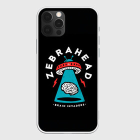 Чехол для iPhone 12 Pro с принтом Zebrahead - Brain Invaders в Белгороде, силикон | область печати: задняя сторона чехла, без боковых панелей | album | brain | core | invaders | mind | rapcore | rock | ufo | zebrahead | альбом | зебрахед | мозг