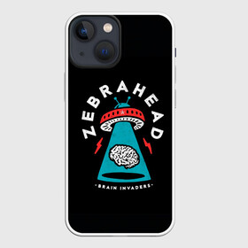 Чехол для iPhone 13 mini с принтом Zebrahead   Brain Invaders в Белгороде,  |  | album | brain | core | invaders | mind | rapcore | rock | ufo | zebrahead | альбом | зебрахед | мозг