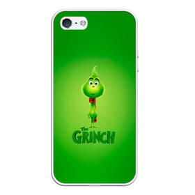 Чехол для iPhone 5/5S матовый с принтом Dr Seuss The Grinch в Белгороде, Силикон | Область печати: задняя сторона чехла, без боковых панелей | Тематика изображения на принте: benedict | christmas | cumberbatch | grinch | max | whoville | winter | бенедикт | год | гринч | зима | камбербэтч | ктоград | макс | новый | рождество | снег | снежинки