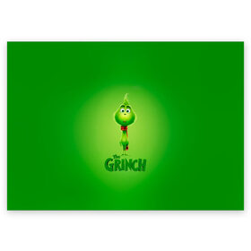 Поздравительная открытка с принтом Dr. Seuss The Grinch в Белгороде, 100% бумага | плотность бумаги 280 г/м2, матовая, на обратной стороне линовка и место для марки
 | benedict | christmas | cumberbatch | grinch | max | whoville | winter | бенедикт | год | гринч | зима | камбербэтч | ктоград | макс | новый | рождество | снег | снежинки