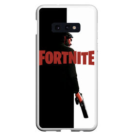 Чехол для Samsung S10E с принтом The Reaper Half Black Fortnite в Белгороде, Силикон | Область печати: задняя сторона чехла, без боковых панелей | Тематика изображения на принте: 2019 | armor | armour | cybersport | esport | fortnite | game | llama | logo | броня | игра | киберспорт | лама | симулятор строительства | строительство | фортнайт | черный