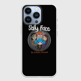 Чехол для iPhone 13 Pro с принтом Sally Face в Белгороде,  |  | sally face | гизмо | девид | девочка | игра | лари | ларри | мальчик | маска | мрачная | на лице | пых | с протезом | сал | сали | салли | салли фейс | фейс | фэйс | эддисон | эшли